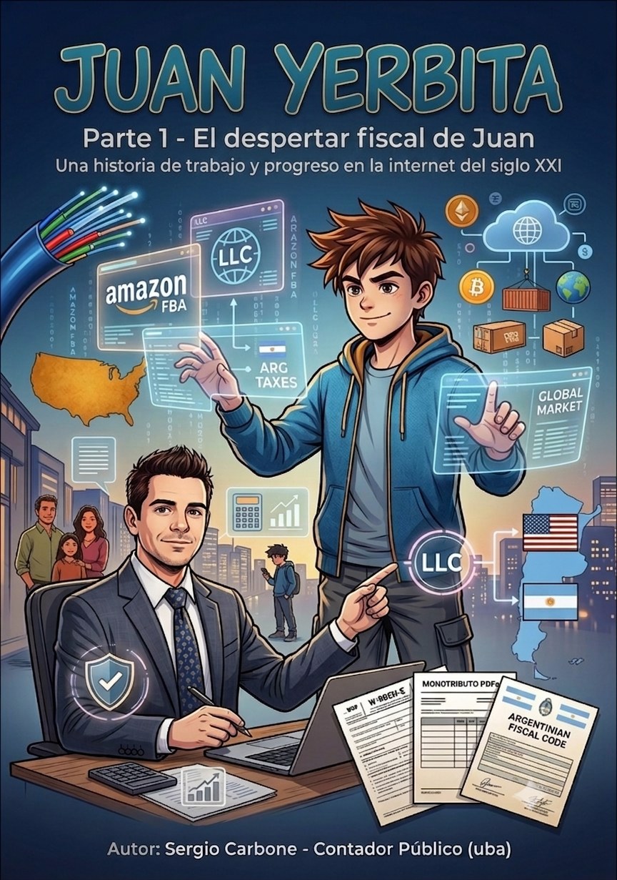 Tapa del libro: Juan Yerbita, Parte 1 — El despertar fiscal de Juan